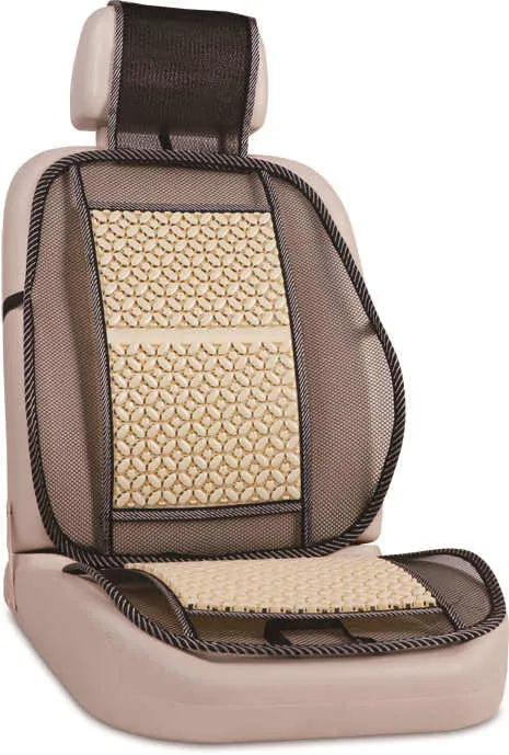 Ergonomic Car Seat Massage Cushion with Stylish Wooden Design