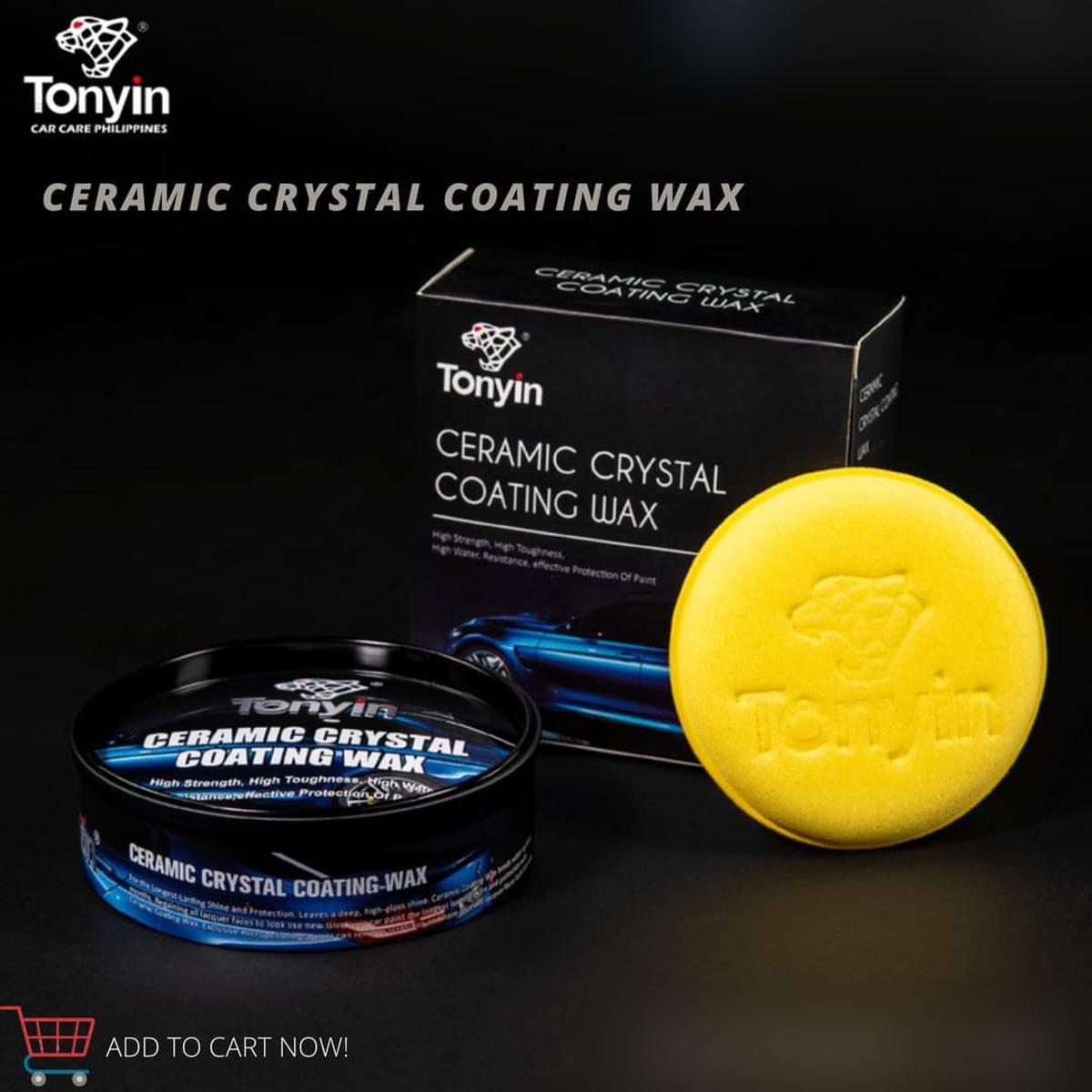 Tonyin Ceramic Crystal Coating Wax 9H Nano Protection | High Gloss Finish | 200g