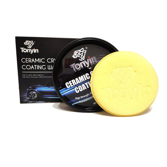 Tonyin Ceramic Crystal Coating Wax 9H Nano Protection | High Gloss Finish | 200g