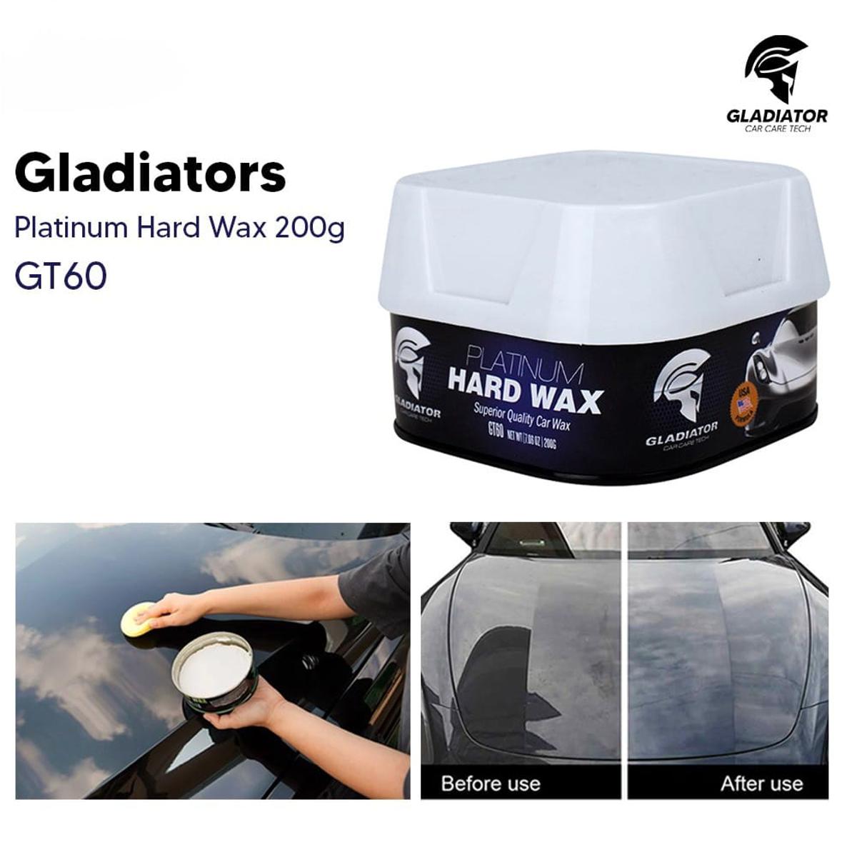 Gladiator Platinum GT60 – Superior Quality Hard Car Wax (200g)