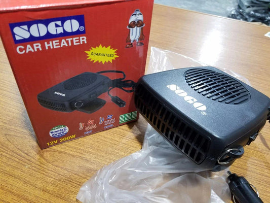 Sogo Car Fan + Heater 200 Watt Plug&play